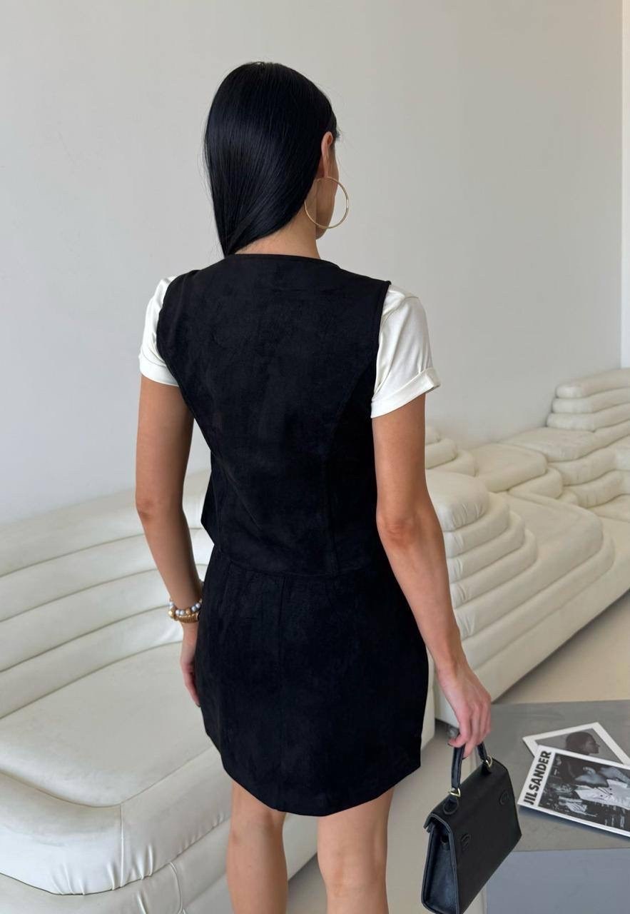 костюм замшевый жилетка и юбка теплый,костюм замшевый жилетка и юбка летний,костюм женский с юбкой,костюм замшевый жилетка и юбка