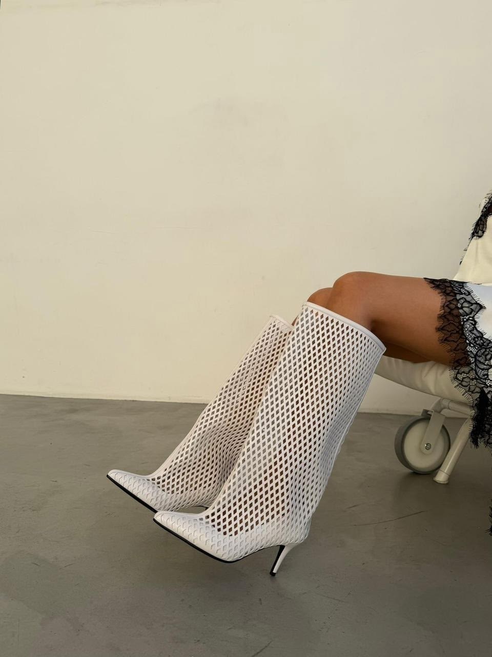 сапоги летние,модные сапоги,сапоги в сеточку,сапоги женские летние,сапоги вязаные