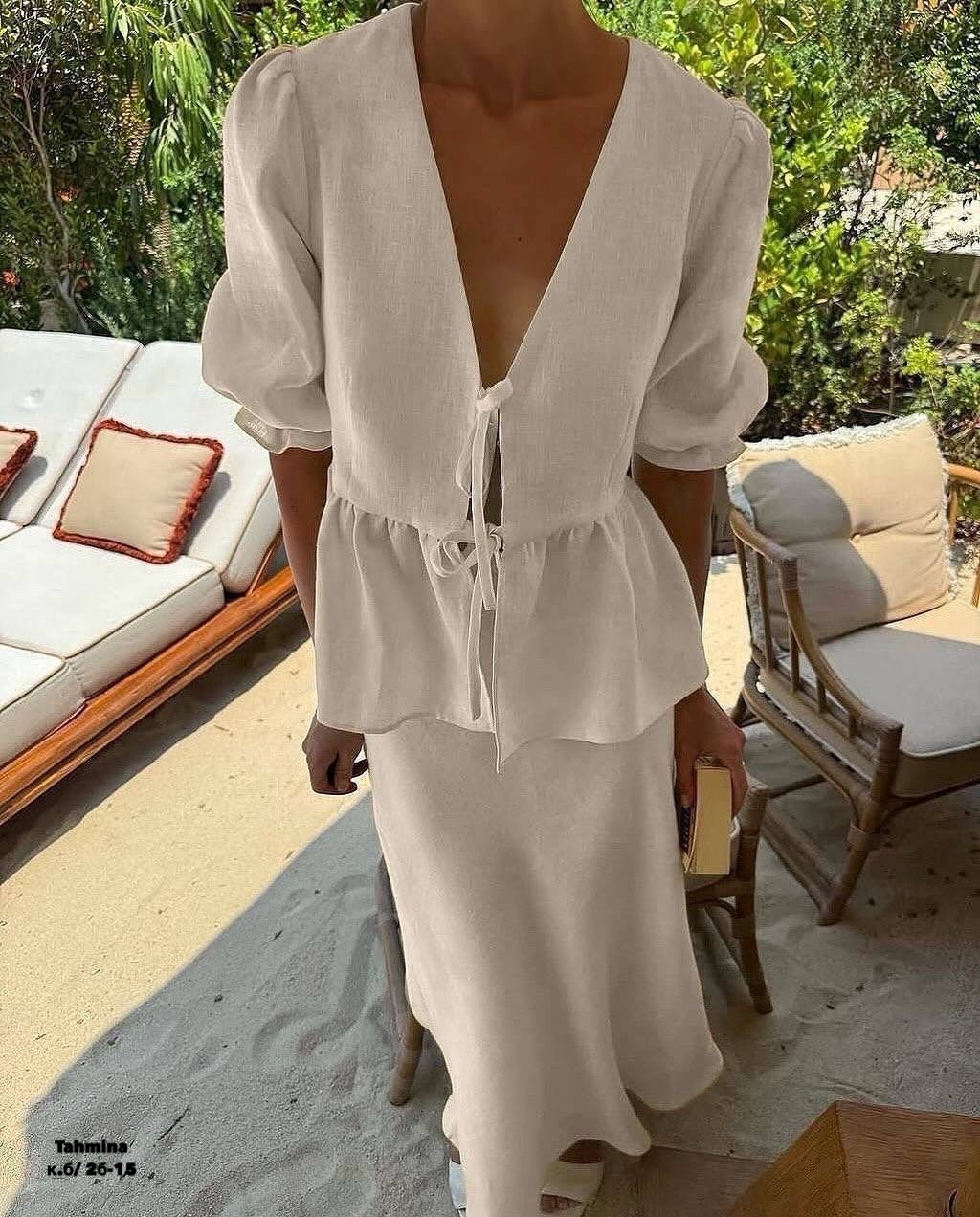 женский костюм с юбкой,женский костюм,элегантные наряды,летние женские костюмы,летний костюм с юбкой