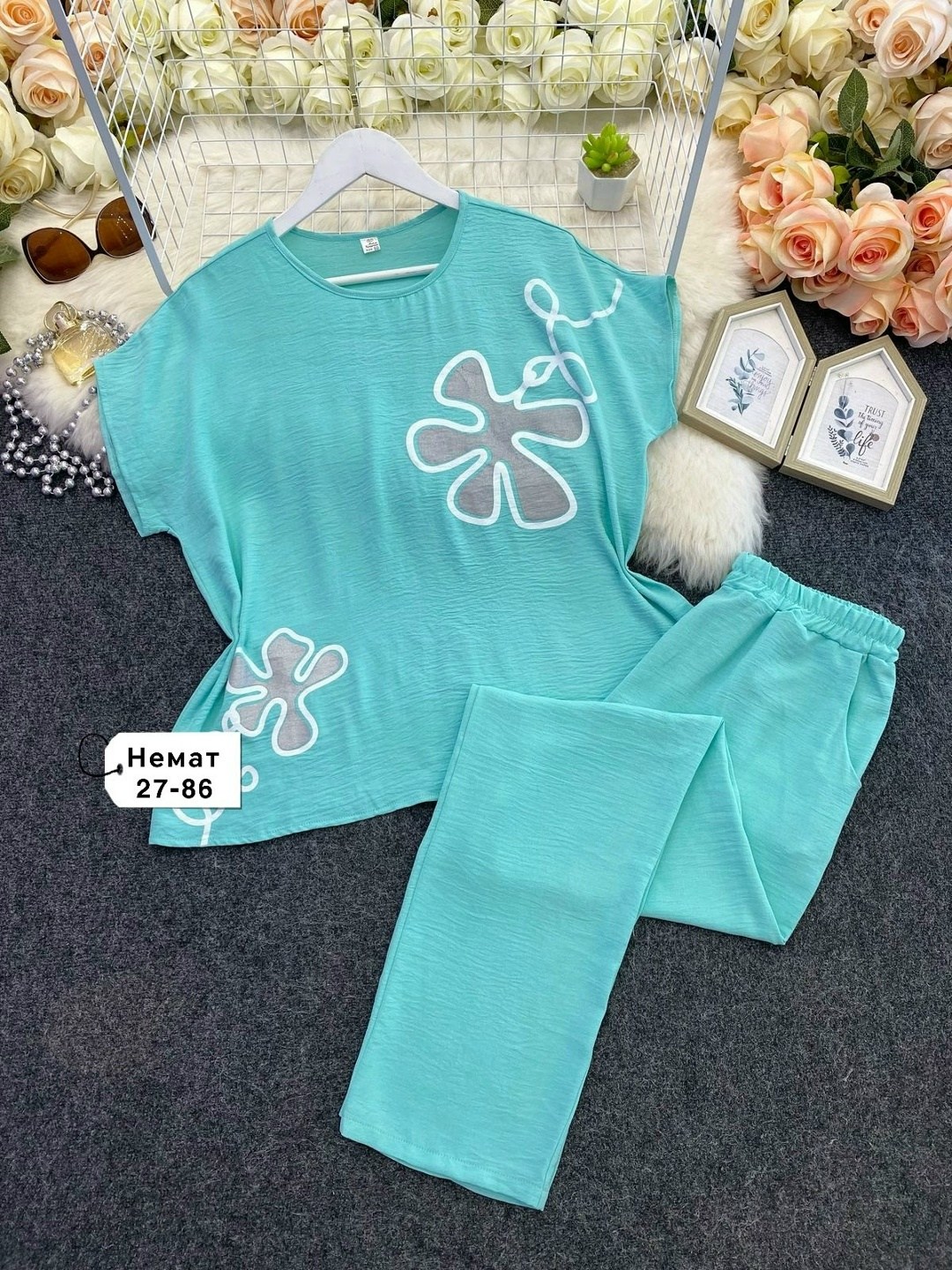 женский костюм больших размеров,костюм летний женский,костюм женский,костюм с брюками,костюм летний с брюками больших размеров