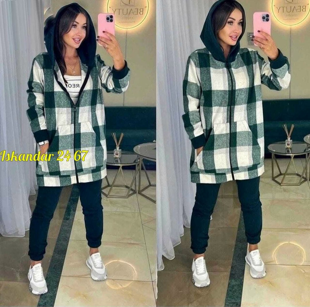 костюм двойка женский,одежда женская больших размеров,спортивный женский костюм двойка на флисе в клетку,женский костюм на флисе,костюм двойка кашемир