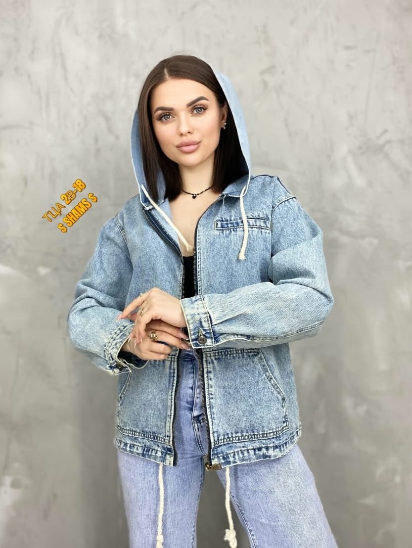 джинсовая женская куртка,джинсовая куртка,джинсовая куртка женская 2025,джинсовка с капюшоном,куртка джинсовая с капюшоном