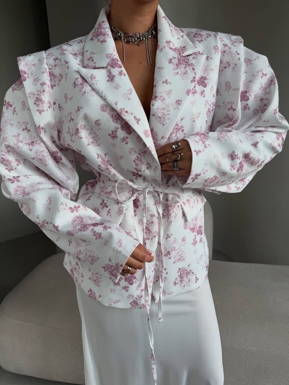 пиджак оверсайз с цветочным принтом leroy style,пиджак с цветочным принтом,женский пиджак,пиджак оверсайз,женские жакеты