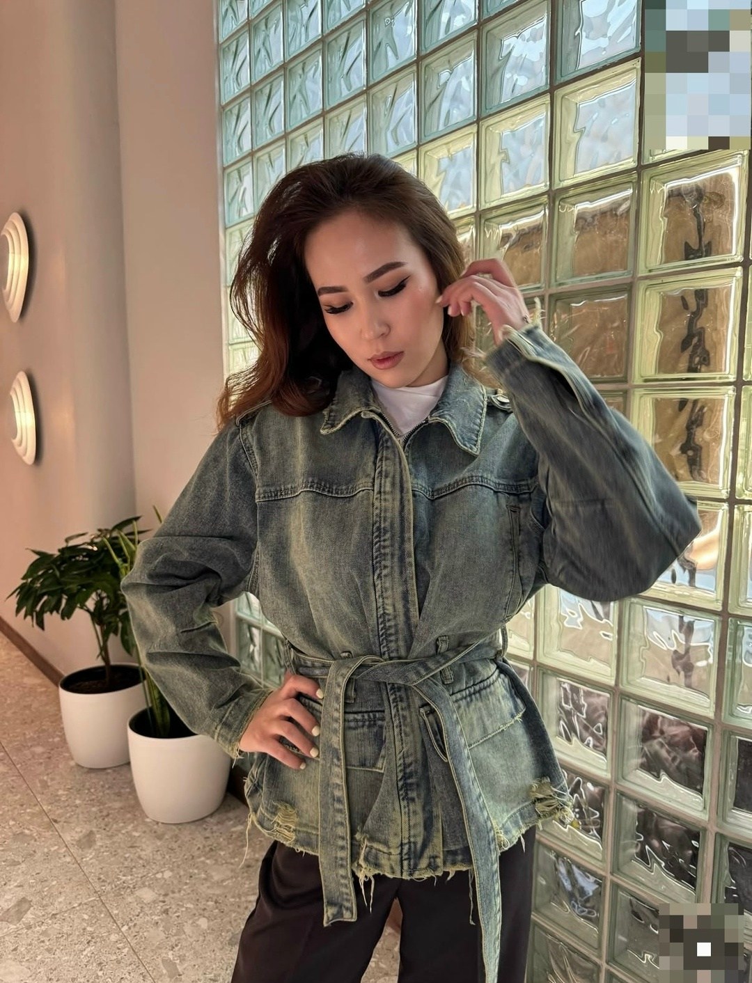 джинсовая куртка,женская джинсовая куртка,женская джинсовая куртка с ремнём,джинсовая куртка zara,джинсовая куртка свободная