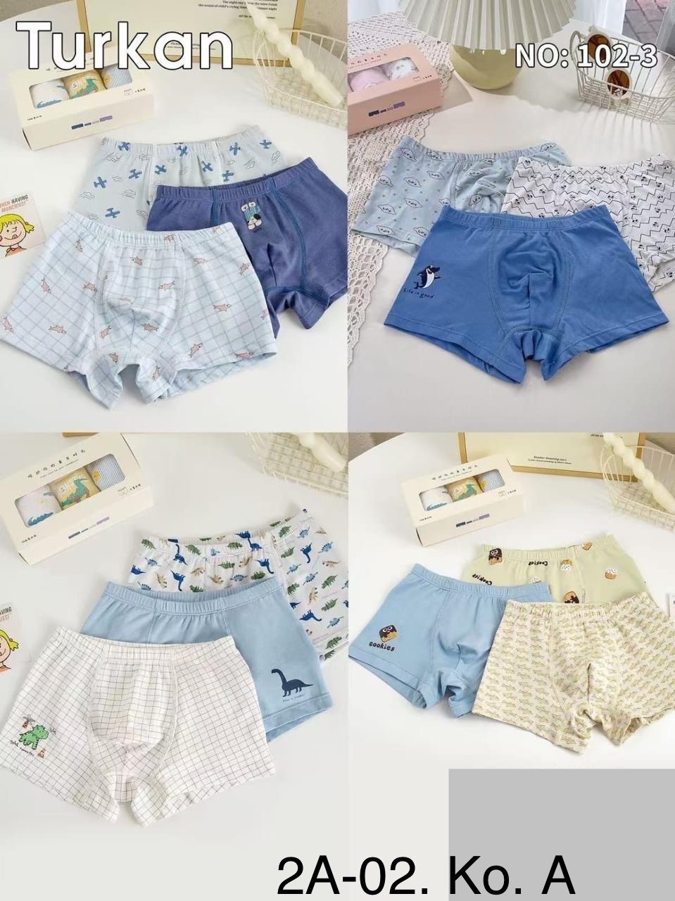 комплект трусов для мальчика,трусы боксеры для мальчика,трусы детские для мальчика,детские трусы-боксеры,комплект трусов