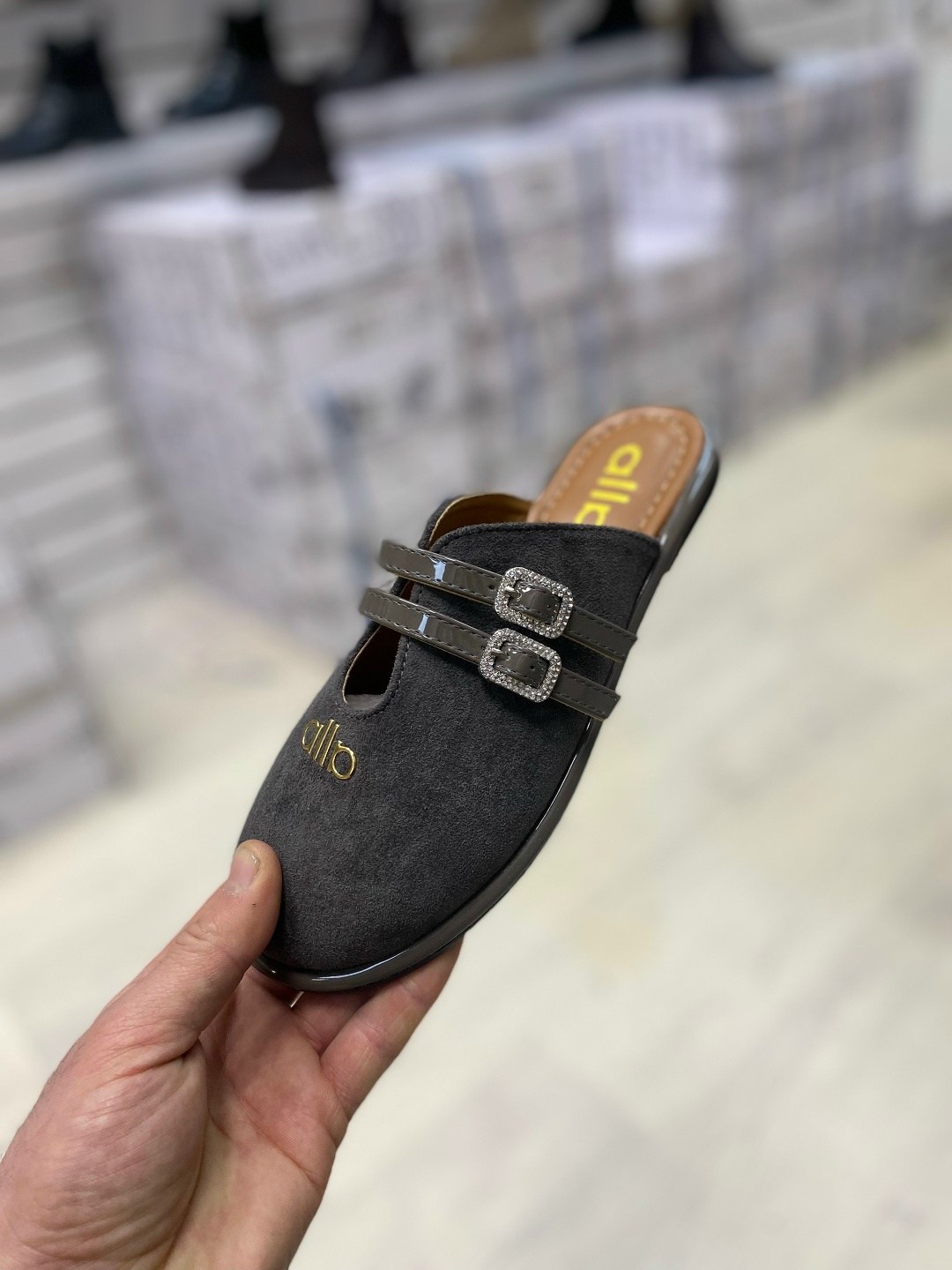 ,женские шлепанцы,замшевые мюли,модные тапочки,сабо женский