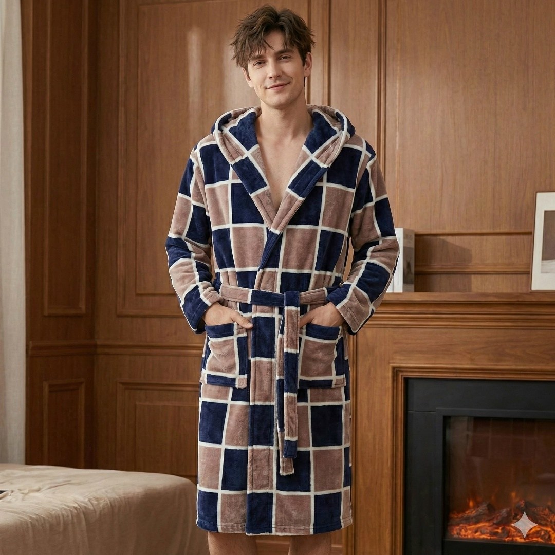халат мужской,мужской халат в клетку,халат мужской махровый,халат для дома,халат домашний мужской