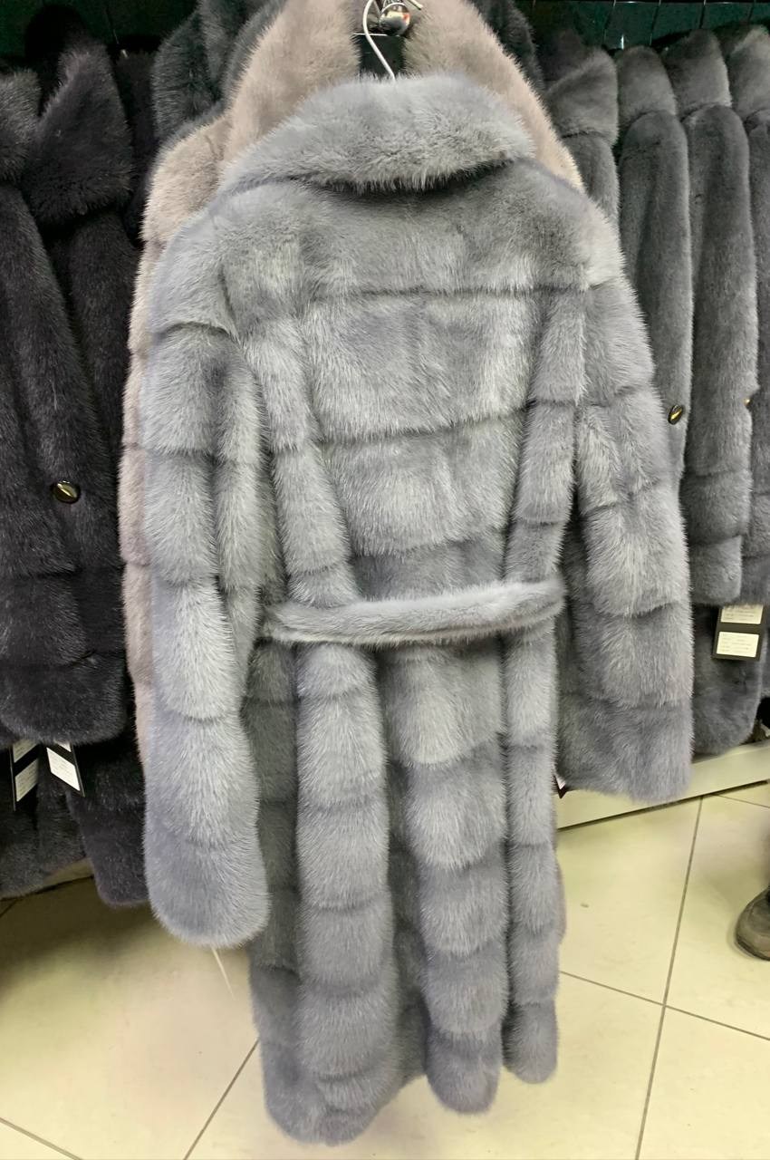 шуба норковая,шуба голубая норка,шуба,шуба голубая норка английский воротник,шубы в алеф норка голубая