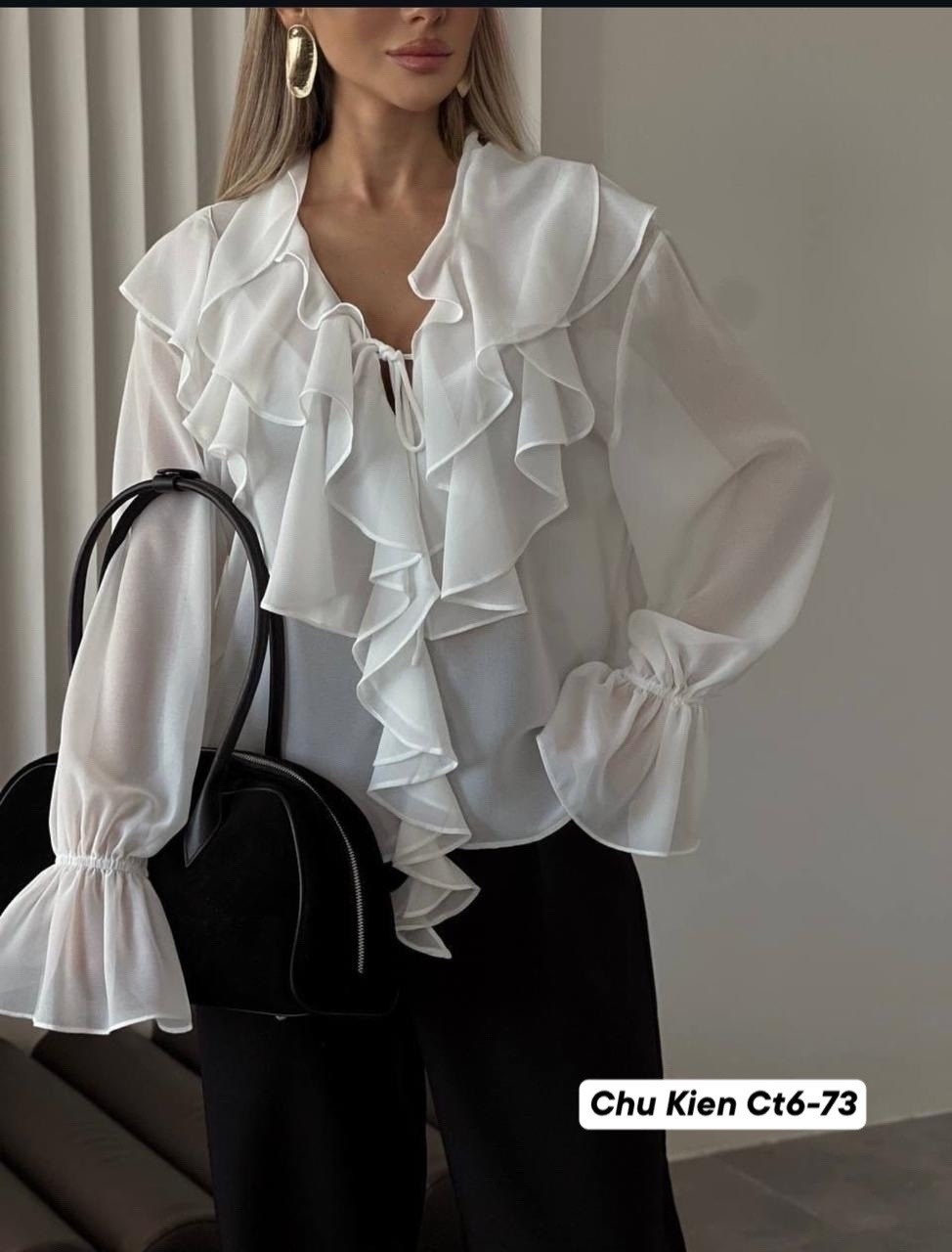 блузка с оборками,блузка с рюшами,модная белая блузка,женская элегантная блузка с рюшами,блузы