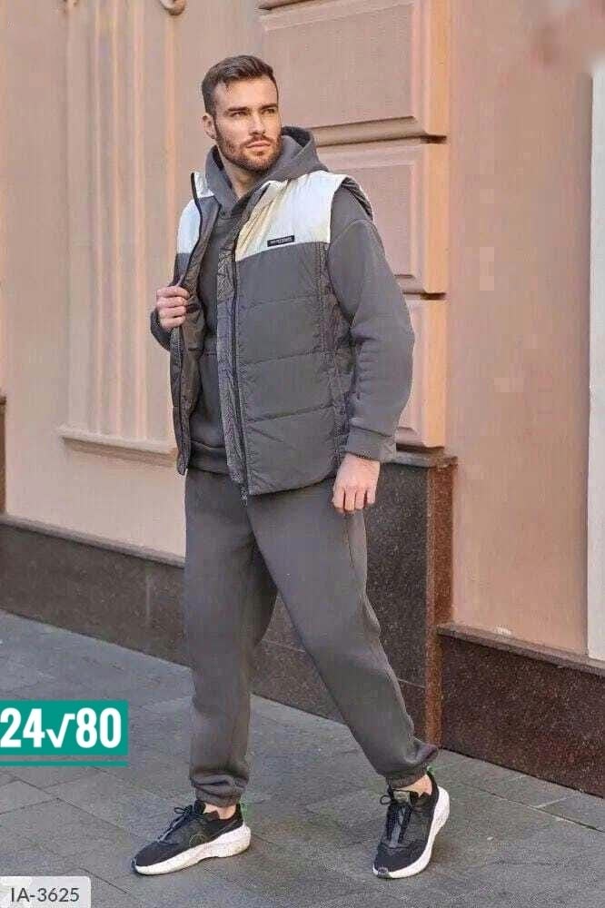 спортивный костюм с жилеткой мужской,костюм спортивный мужской,теплый спортивный костюм с жилеткой мужской,спортивный костюм тройка с жилеткой,спортивный костюм с жилеткой