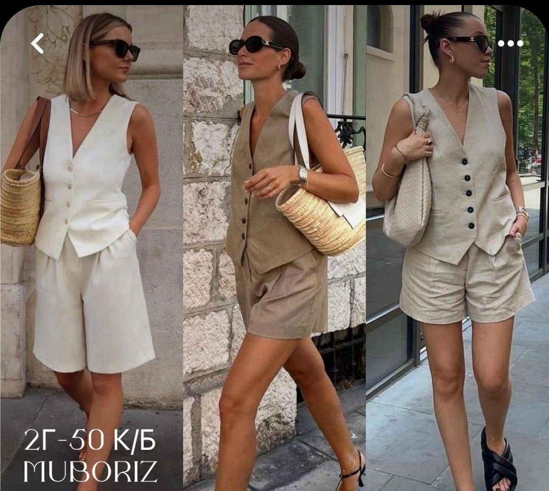 костюм женский летний льняной с шортами,костюм двойка женский летний с шортами,костюм с шортами и жилеткой,костюм женский с шортами летний,костюм с шортами льняной