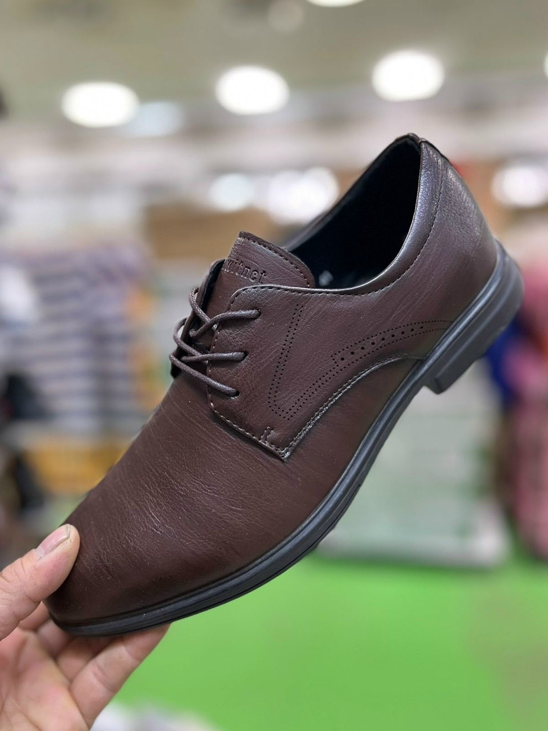 ,туфли мужские,мужская  броги,туфли мужские цвет коричневый размер 43 арт. 8873-2,полуботинки мужские