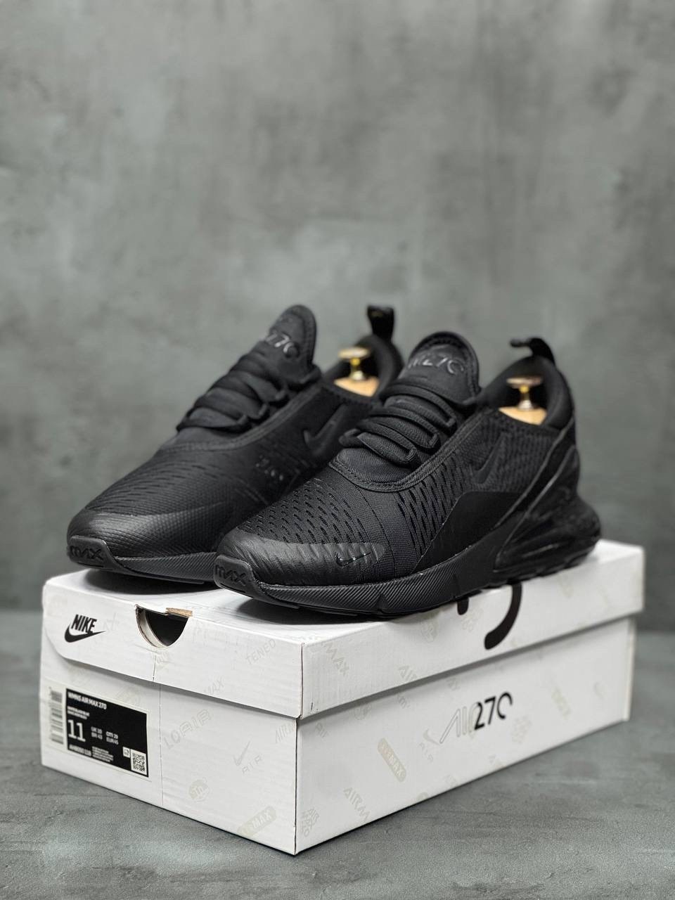 мужские кроссовки nike air max 270,кроссовки nike air max 270,nike air max 270,кроссовки,nike air max 270 triple black
