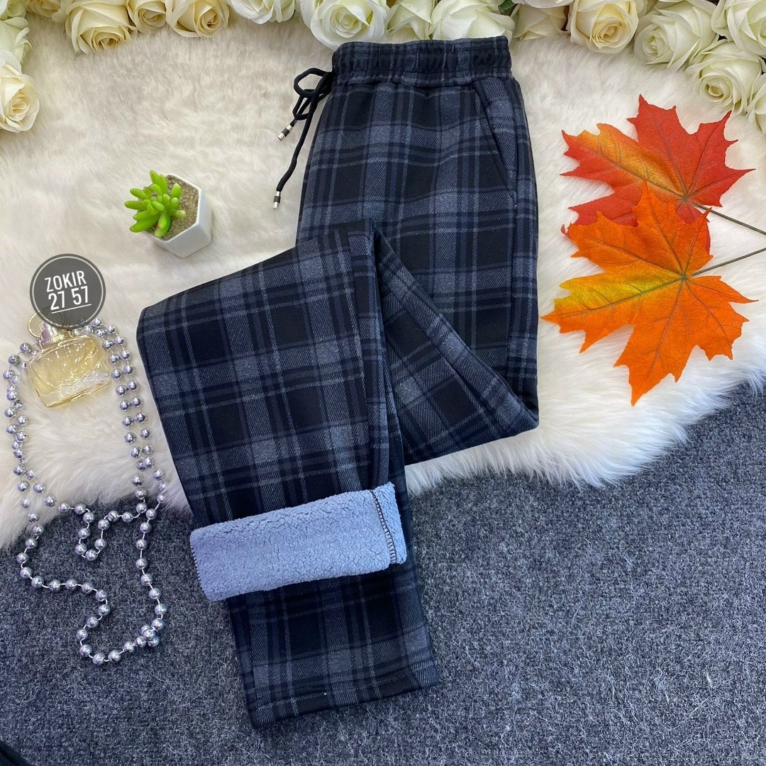 штаны в клетку,jmprs зимние плотные женские клетчатые брюки,клетчатые брюки,брюки в клетку штаны в клетку,штаны клетчатые