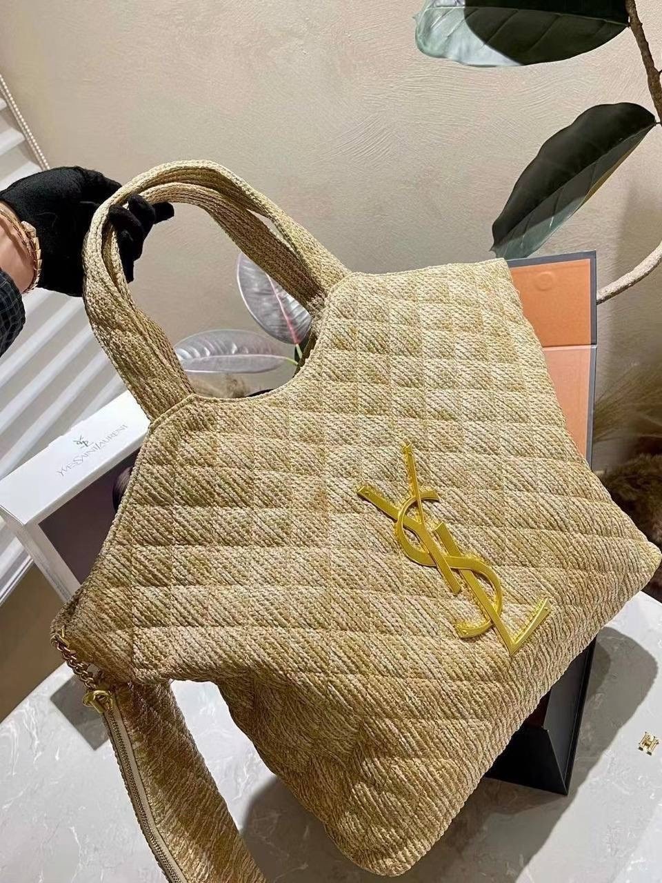 сумка yves saint laurent,женская cумка yves saint laurent,пляжная сумка,плетеная сумка,модная сумка