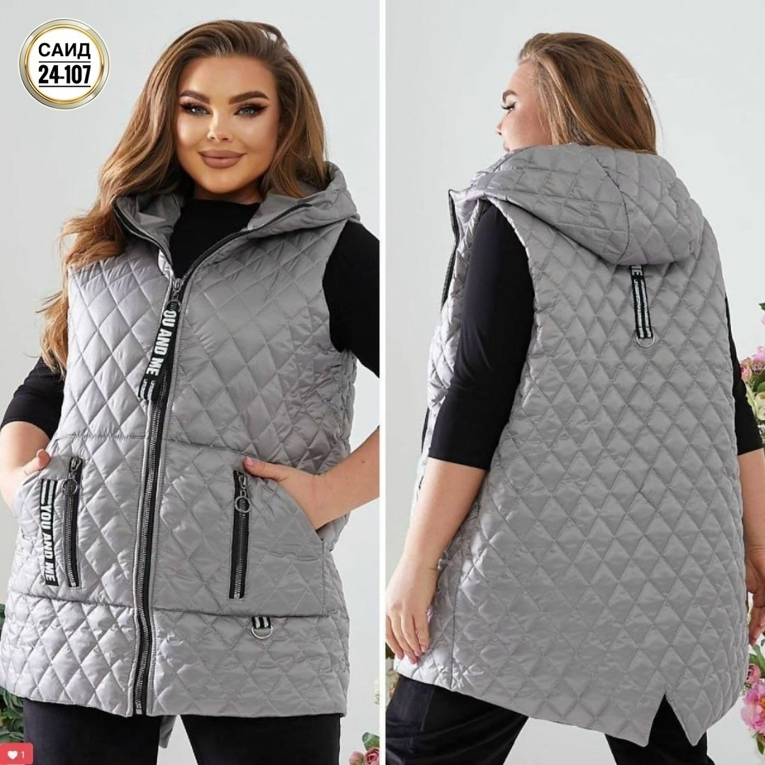 женская жилетка больших размеров,жилет на синтепоне,жилетка женская демисезонная,стеганый жилет больших размеров,женская жилетка