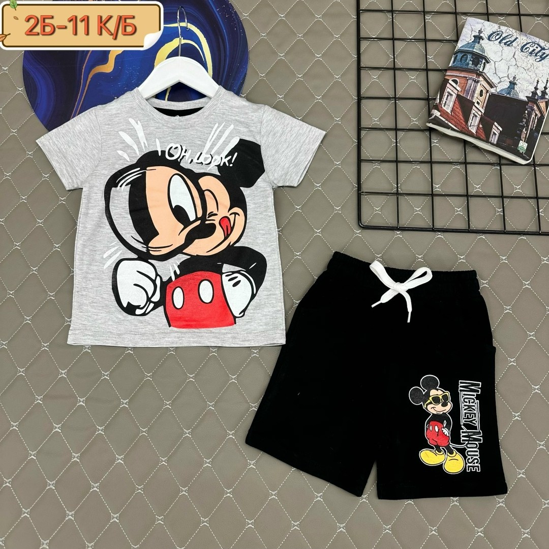 комплект одежды для мальчика,костюм для мальчика летний,костюм зара с микки маусом для мальчика, для мальчиков,комплект детской одежды для мальчика