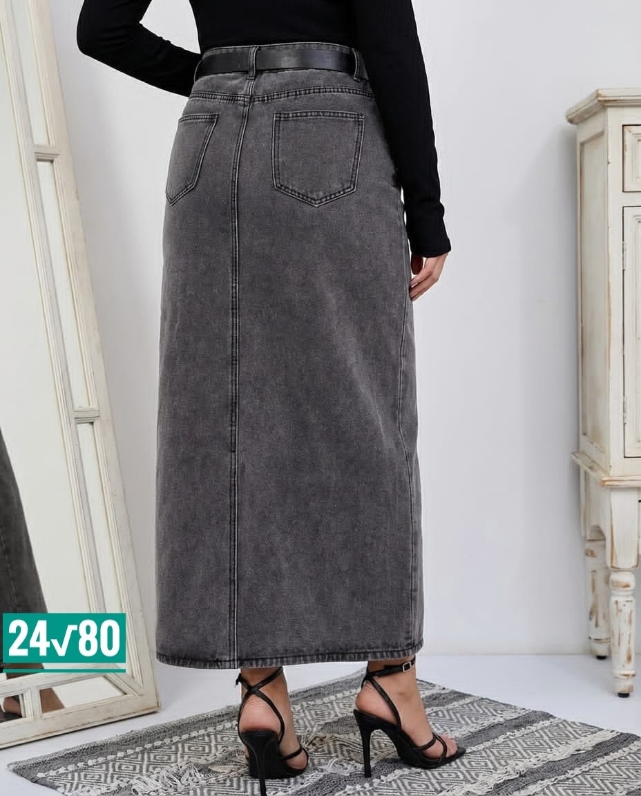 джинсовая юбка,юбка джинсовая длинная с разрезом спереди niange,джинсовая юбка длинная,джинсовая юбка макси,юбка джинсовая миди