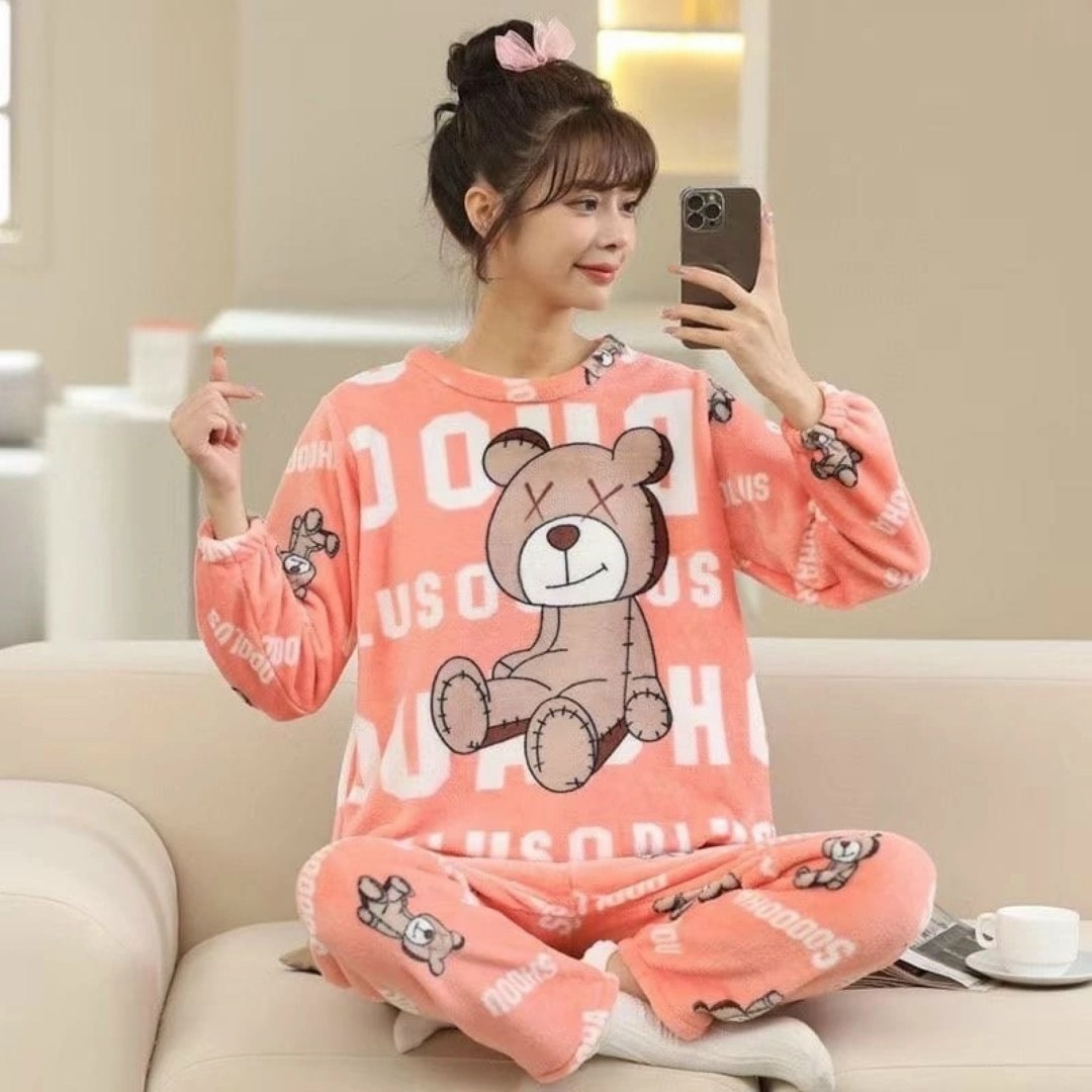 теплая пижама женская,теплая пижама,плюшевая пижама женская,пижама женская теплая плюшевая,домашняя одежда пижама