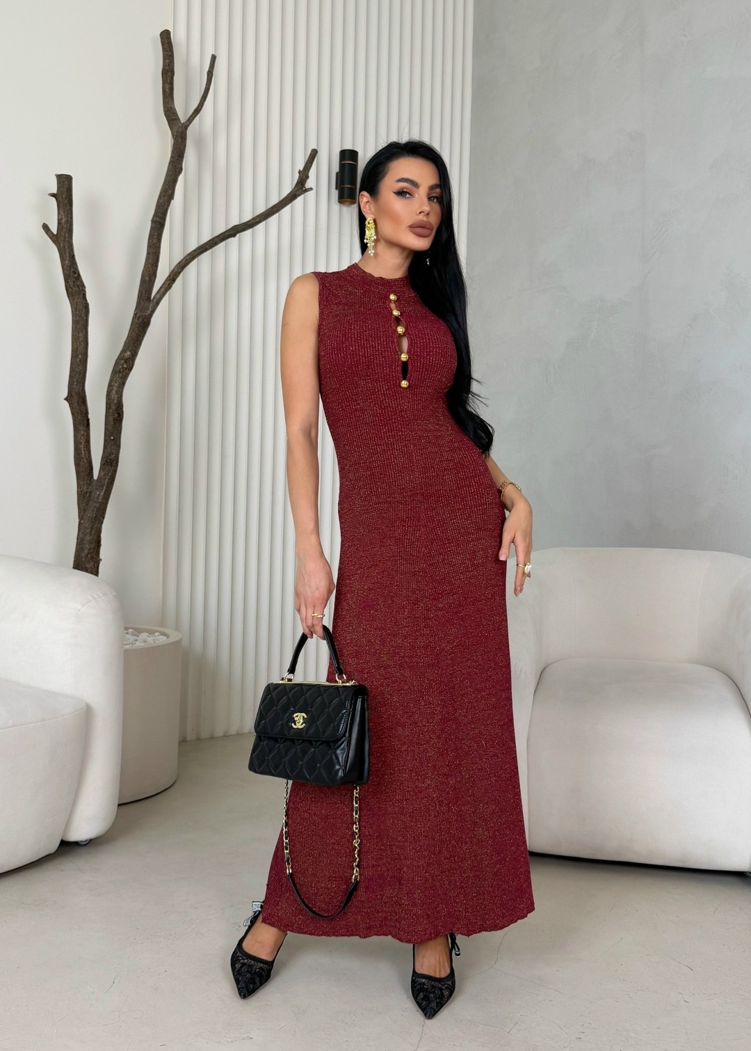 трикотажное платье,женское платье,коричневое платье,трикотажные костюмы,женское платье лапша