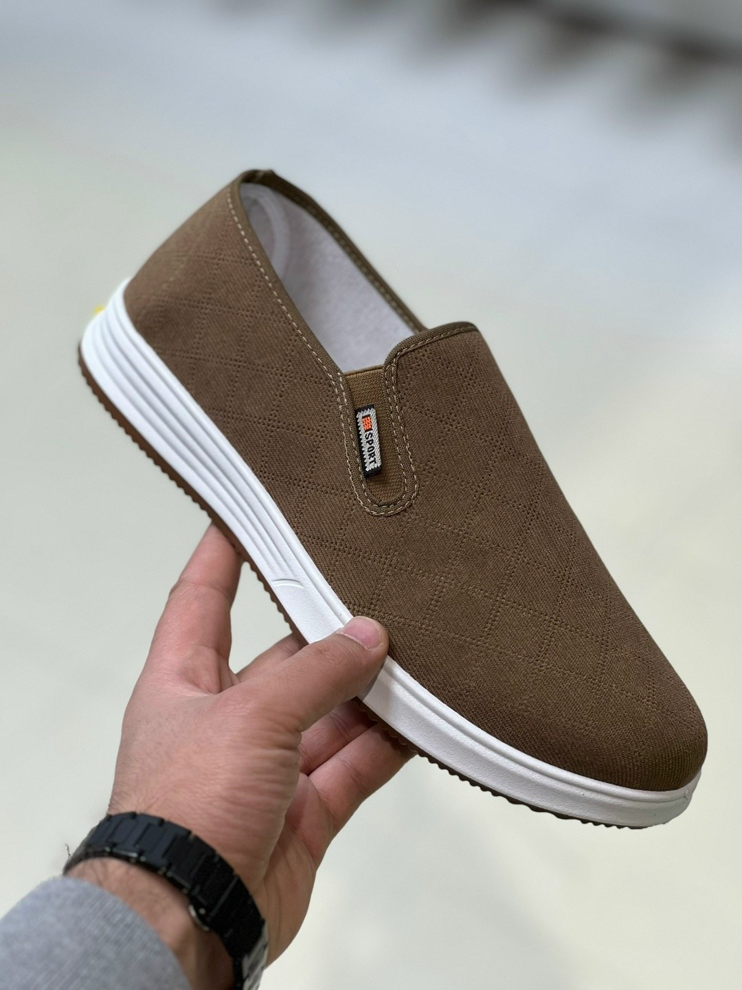 ,мужские слипоны,парусиновая ,повседневная ,тканевые слипоны мужские