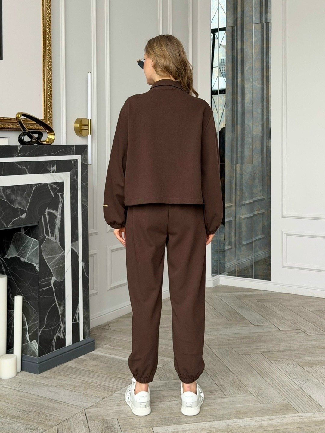женский костюм 31979 коричневый,спортивный костюм,костюм спортивный ten clothes,женский костюм,женский спортивный костюм