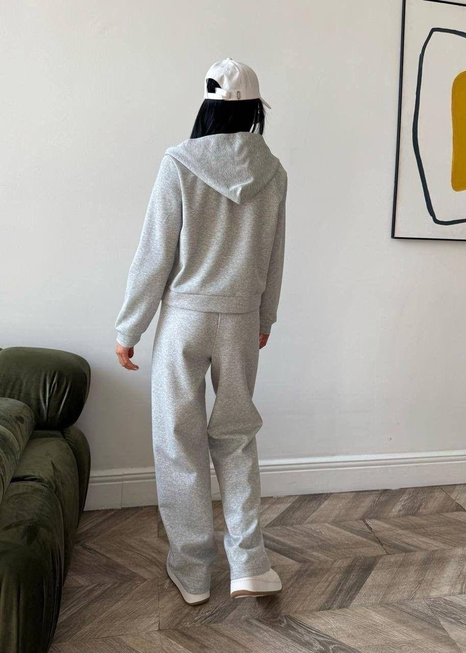 костюм женский,женский спортивный костюм,спортивный костюм,костюм спортивный с начесом eva coosh,серый костюм