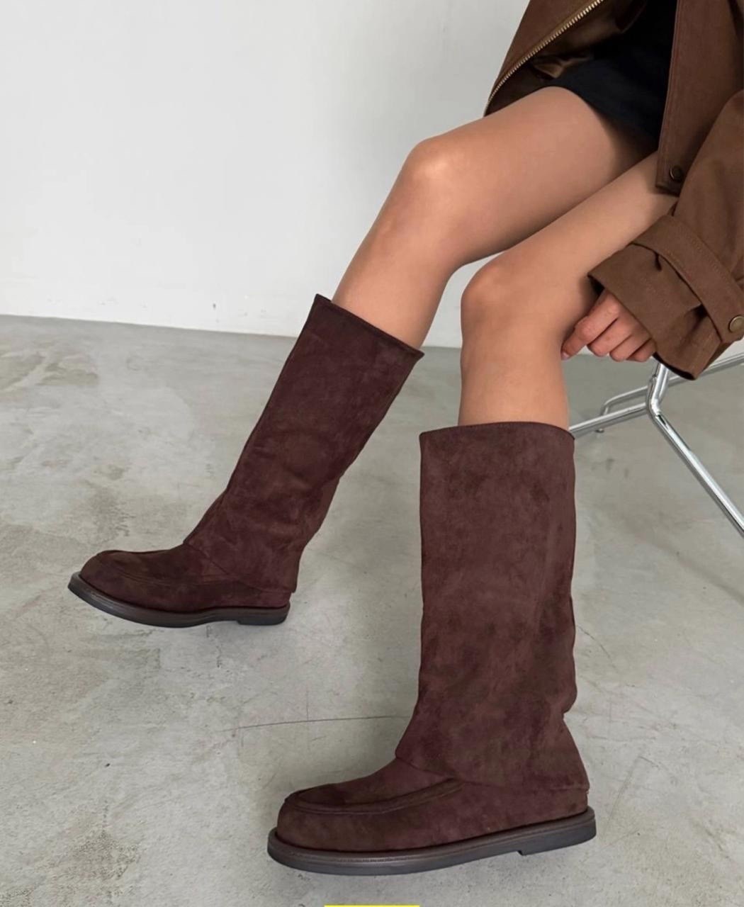 сапоги женские демисезонные замшевые j.macabu,сапоги замша,сапоги женские демисезонные замшевые,замшевые сапоги,сапоги женские демисезонные замшевые j.macabu цвет черный