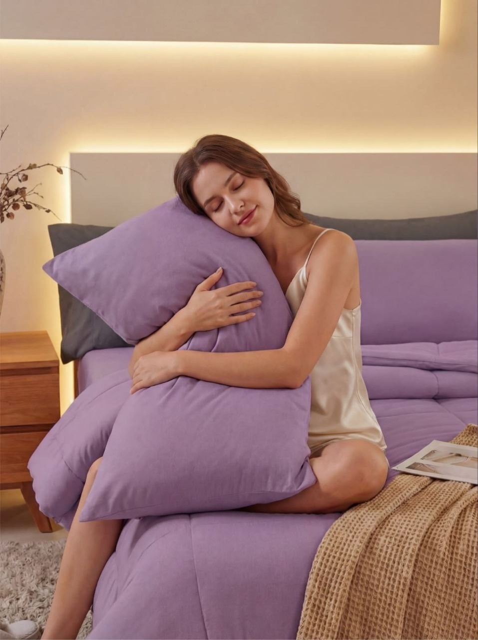 комплект одеяло,белье постельное,комплект постельного белья,фиолетовая комната,постельные принадлежности