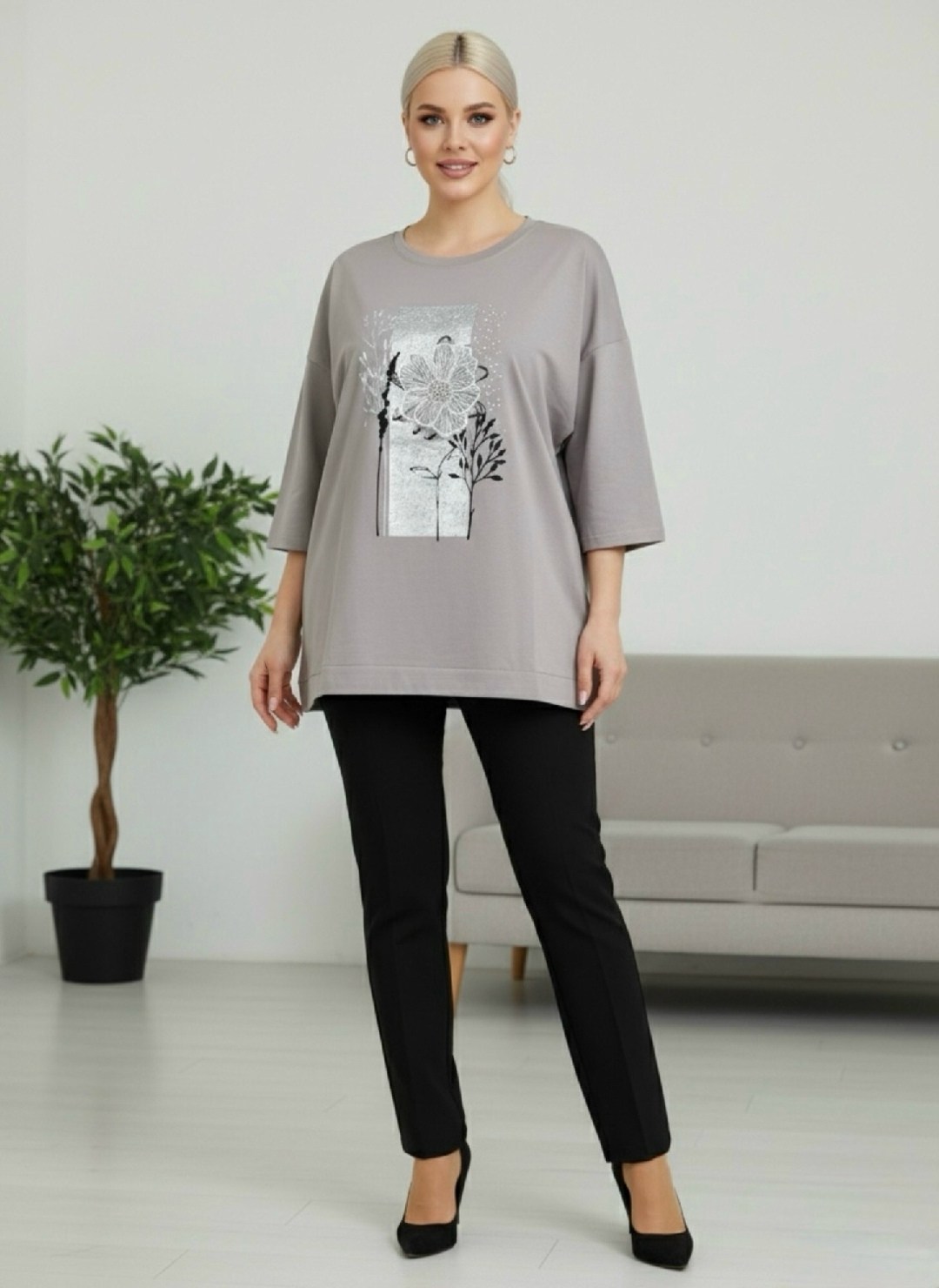 женская туника,трикотажная туника,джемпер,кофта женский,одежда для женщин