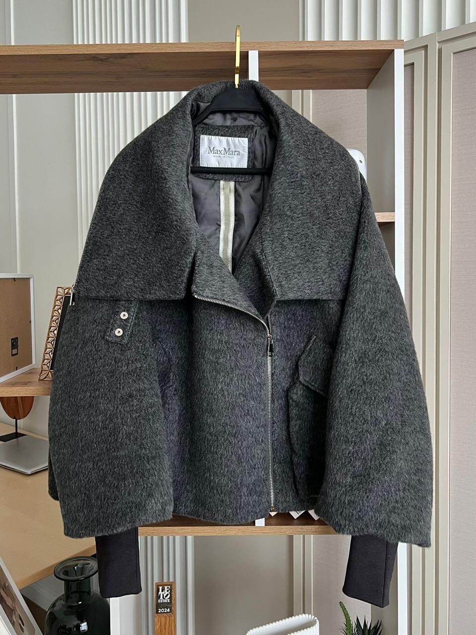 стильная куртка,куртка из пальтовой ткани,куртка,пальто косуха,куртка комбинированная