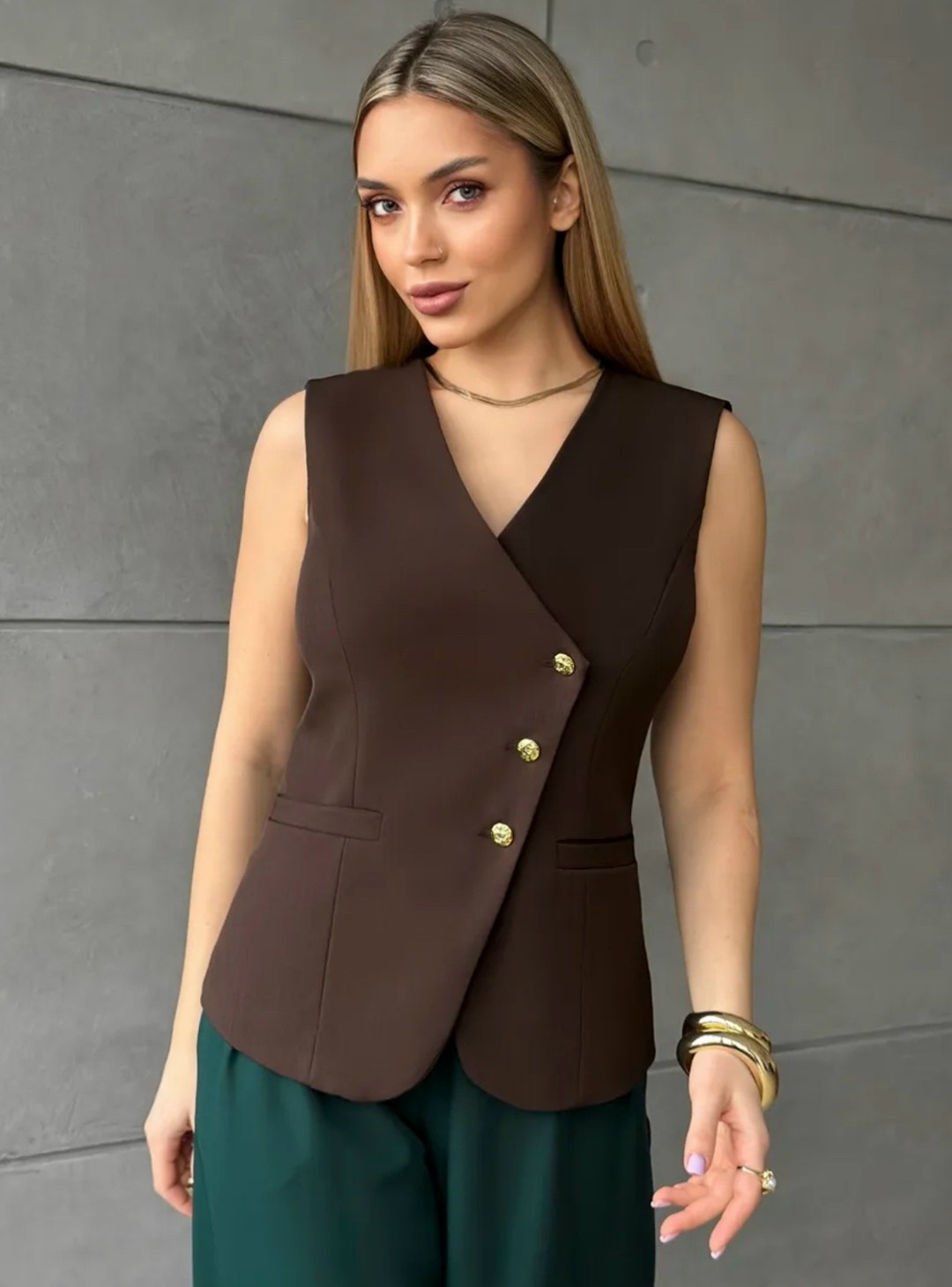 брючный костюм dilana vip 1993 бирюза,жилет и брюки,костюм брючный двойка с жилетом blaze shop,брюки жилет kortni 4kj1,палаццо с жилеткой