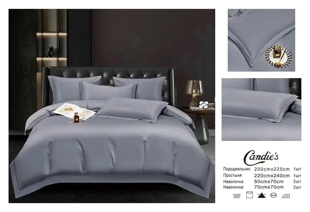 комплект постельного белья,постельное белье eвро сатин,постельное белье евро комплект,комплект постельного белья сатин-жатка mency,комплект постельного белья mency сатин жатка "коричневый"