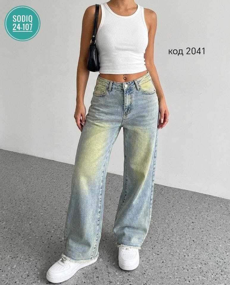 джинсы прямые стрейч с высокой посадкой трубы barbie clothes 308665641,женские джинсы,джинсы прямые стрейч с высокой посадкой трубы barbie clothes,джинсы женские широкие,джинсы широкие