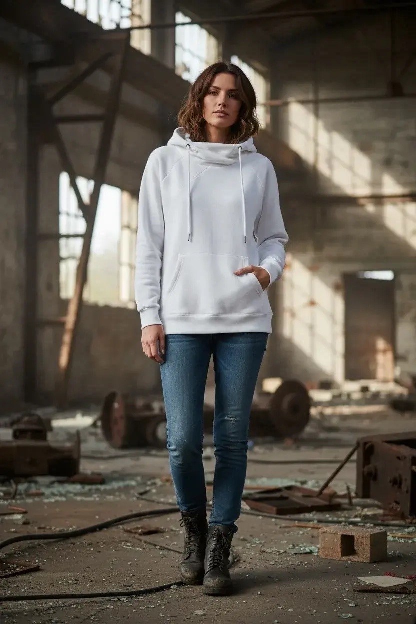 худи унисекс оверсайз easy street молочно-белое,худи оверсайз,худи белое,худи оверсайз унисекс outshine белое,толстовка оверсайз