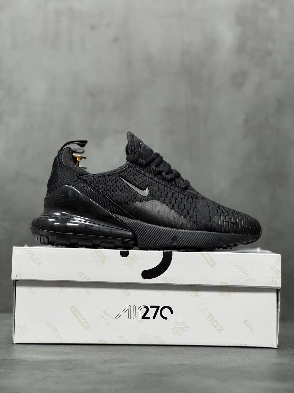 мужские кроссовки nike air max 270,кроссовки nike air max 270,nike air max 270,кроссовки,nike air max 270 triple black