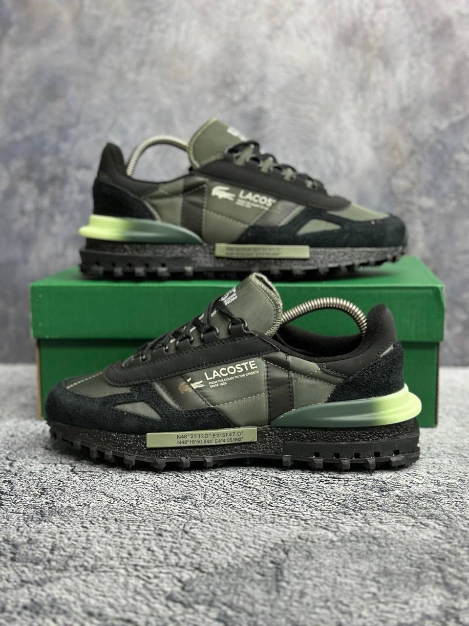 кроссовки мужские lacoste,кроссовки lacoste,кроссовки lacoste elite active,кроссовки lacoste черно-зеленые мужские,кроссовки мужские