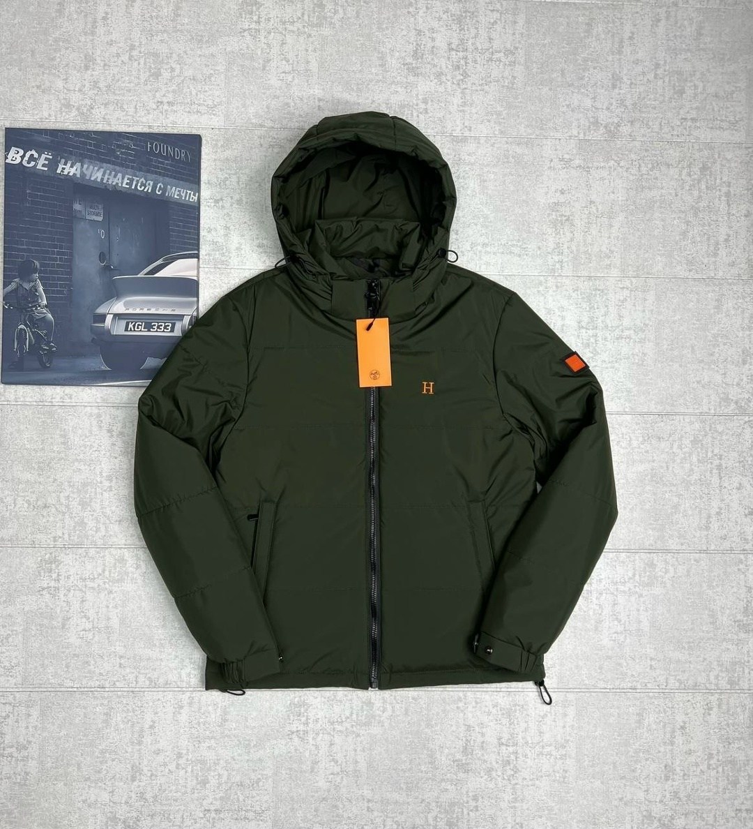 зимняя мужская куртка hermes,мужская зимняя куртка,зимняя куртка hermes,мужской зимний пуховик от фирмы hermes,куртка зимняя