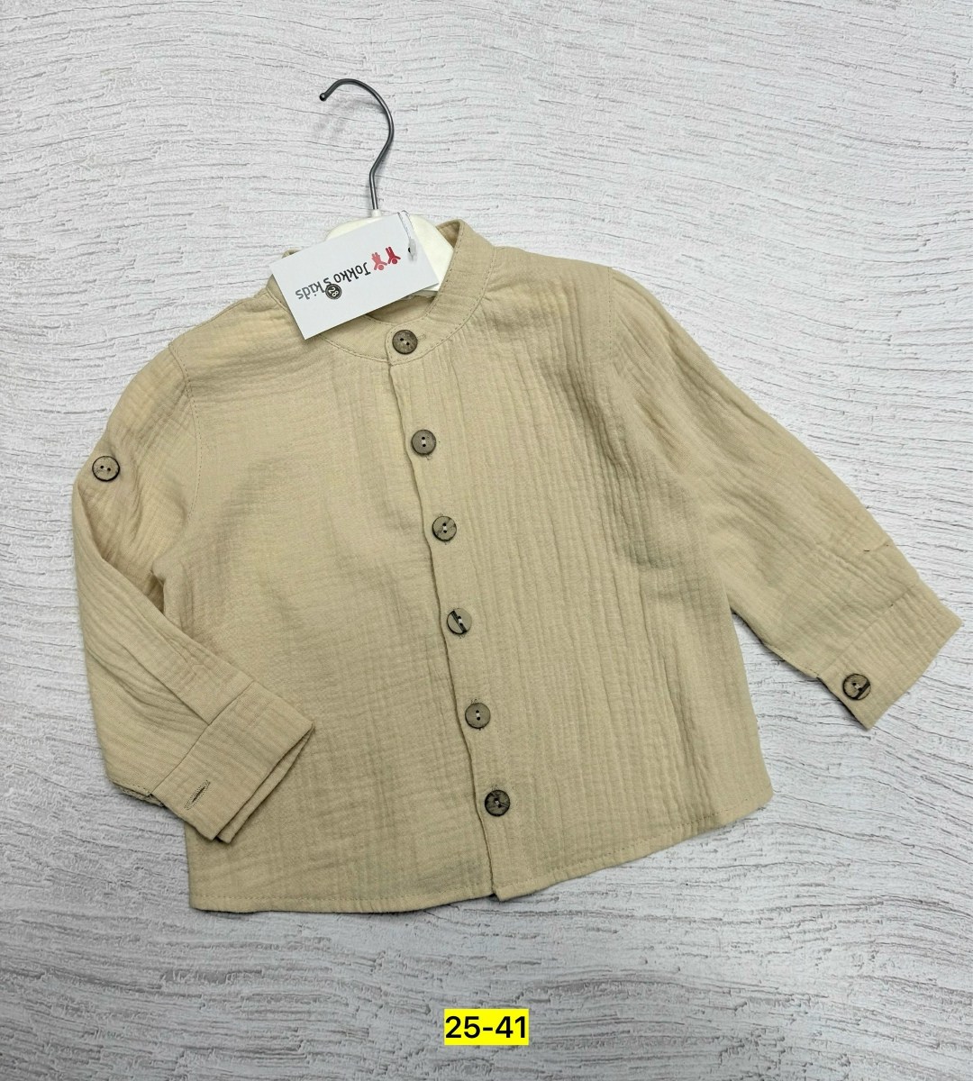 бежевая рубашка,рубашка для мальчика,детская рубашка,легкая рубашка,рубашка из муслина