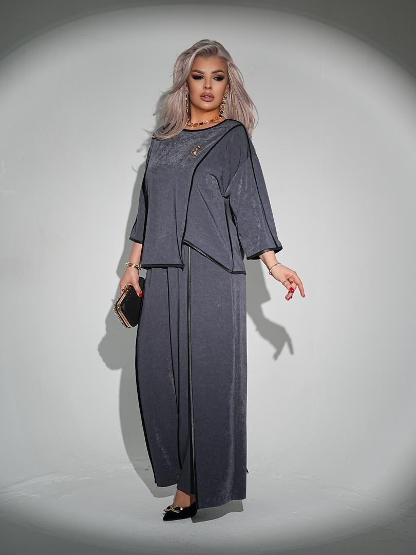 костюм праздничный двойка с брюками nazikay 347407597,костюм брючный оверсайз allaviя,костюм с брюками,костюм брючный,костюм брючный женский