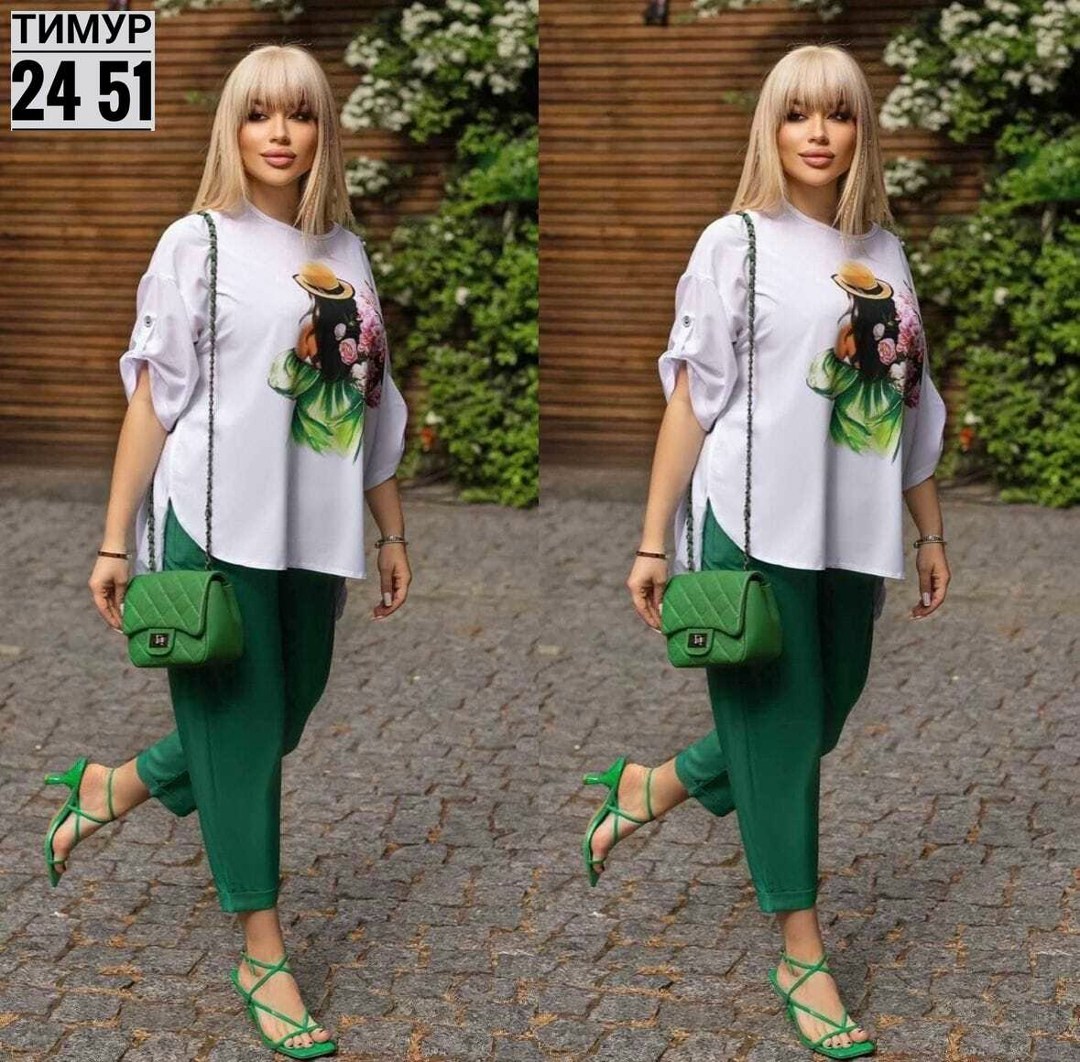 женский костюм свободного кроя,костюм свободного кроя,летний костюм больших размеров,одежда женская,брючный летний костюм больших размеров