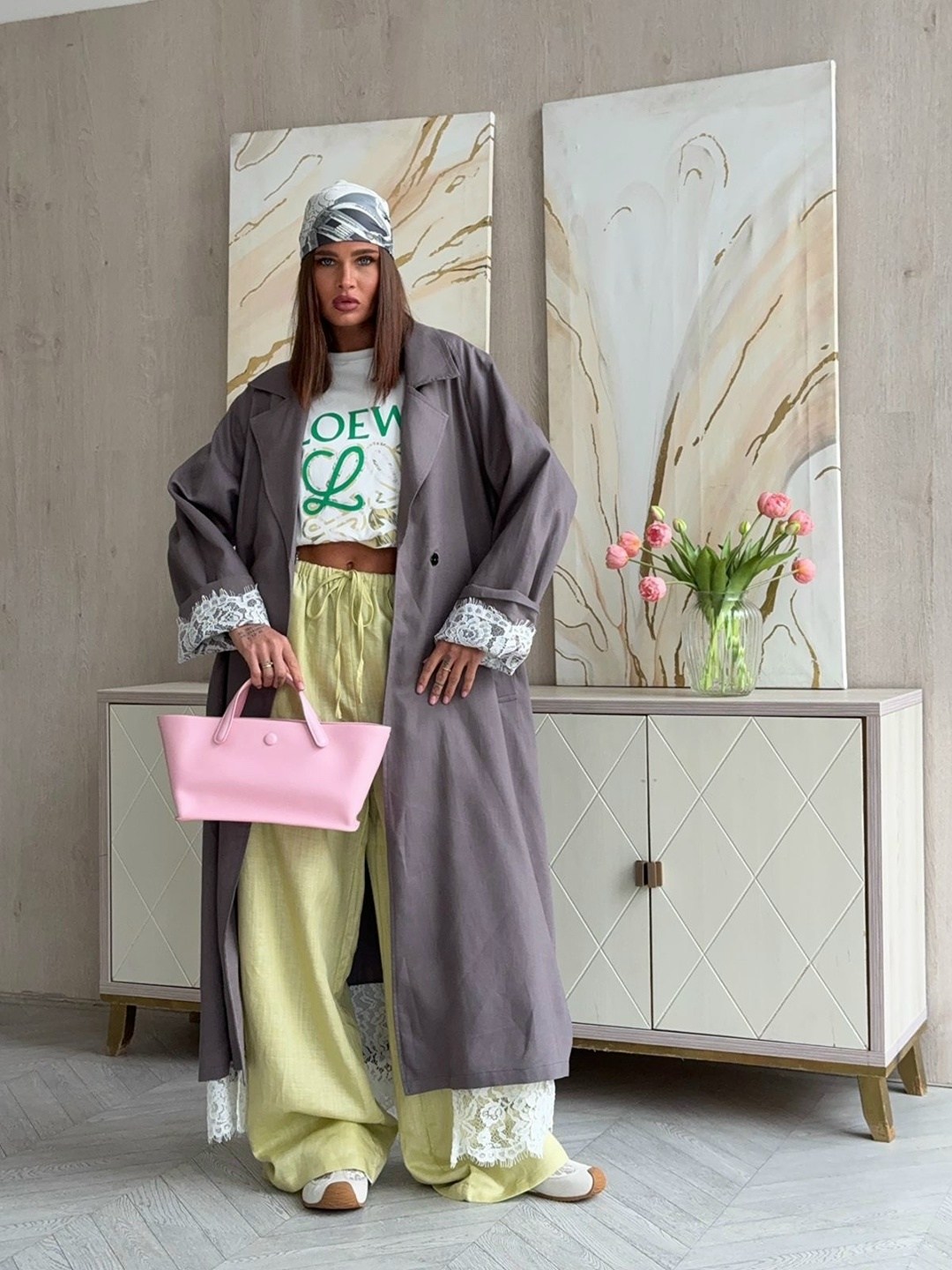 тренч плащ,льняной тренч,роскошный льняной тренч ermanо scervino 5800sml,тренч,одежда кэжуал