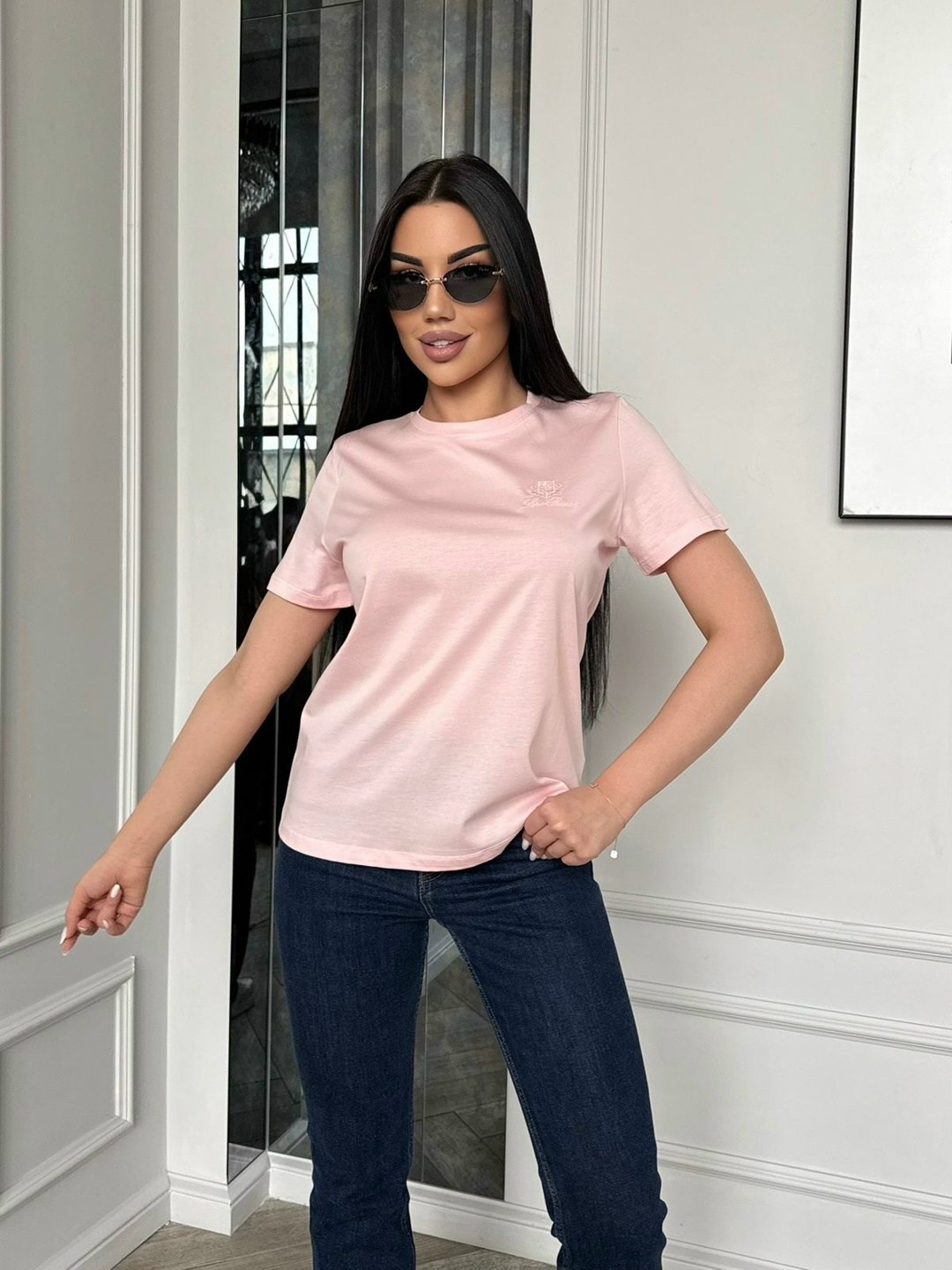 футболка женская,розовая футболка женская,футболки для женщин,футболка трикотажная,базовая женская футболка