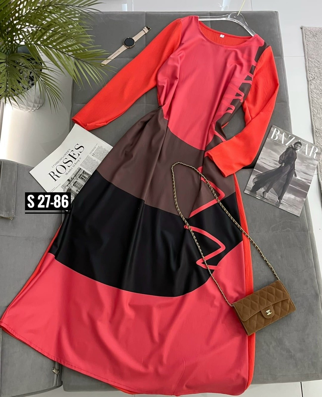 платье,женское платье,модное платье,платье комбинированное,юбка с кофтой