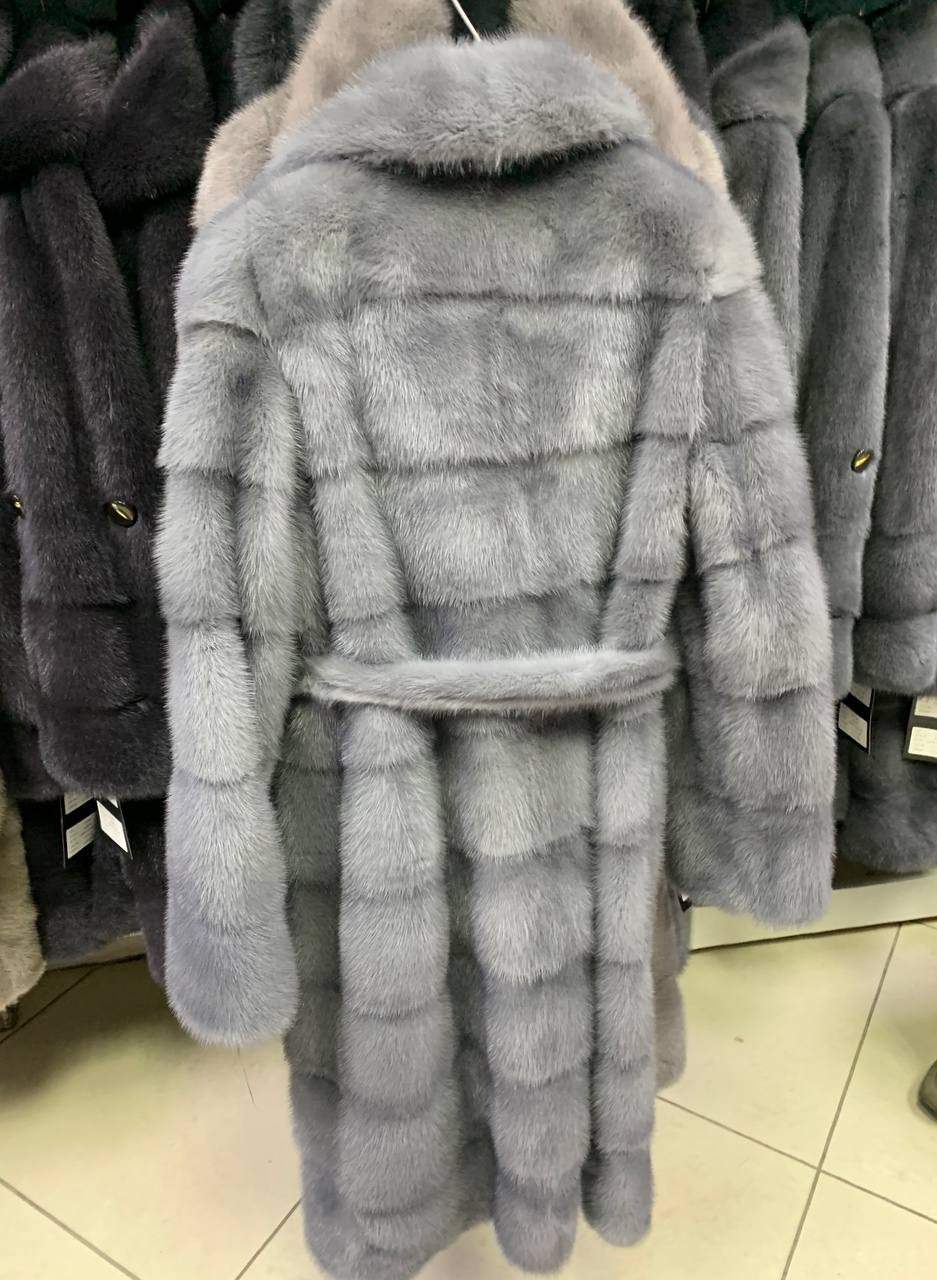 шуба норковая,шуба голубая норка,шуба,шуба голубая норка английский воротник,шубы в алеф норка голубая