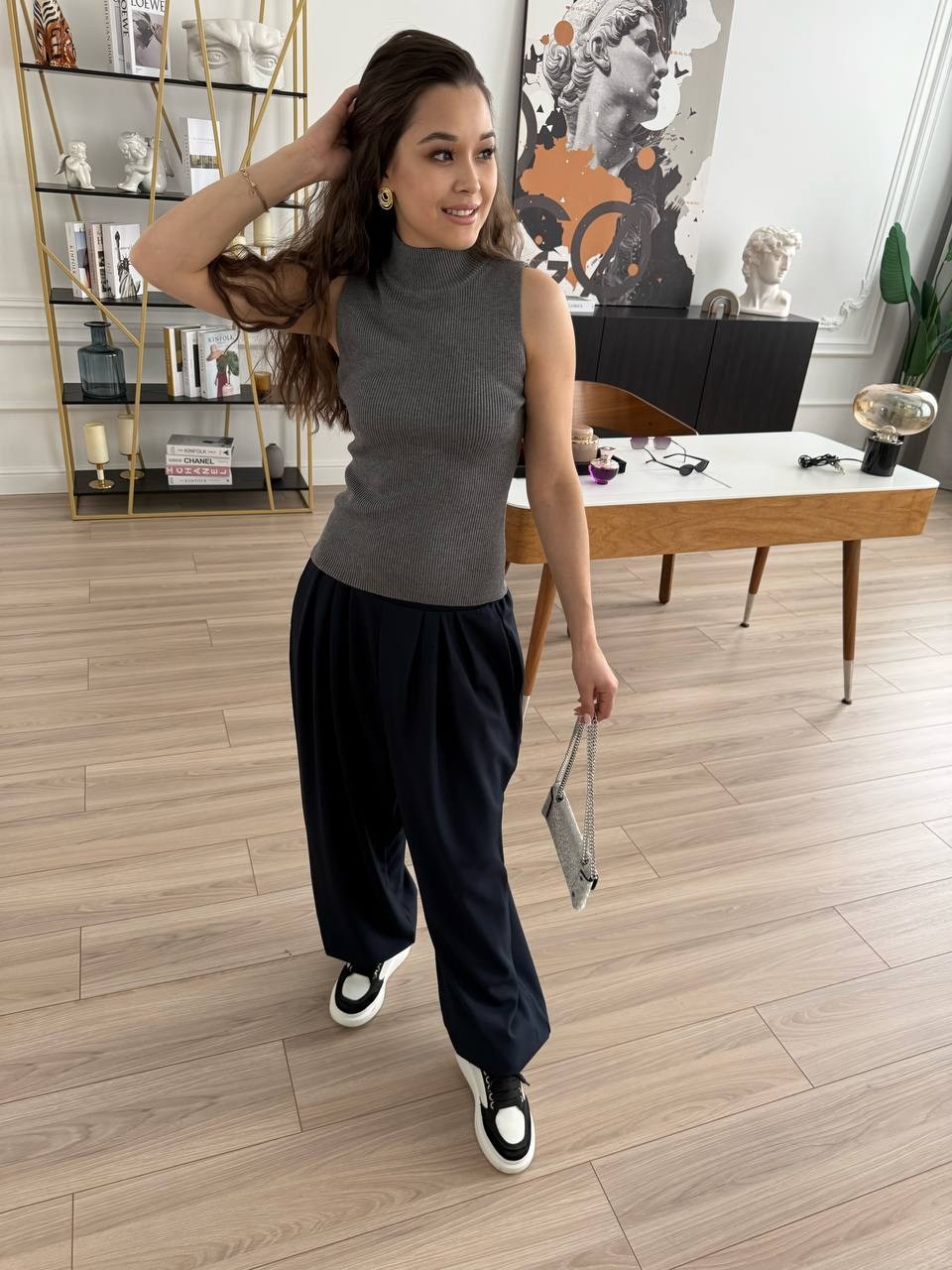 водолазка серая,топ женский,водолазка женская,водолазка