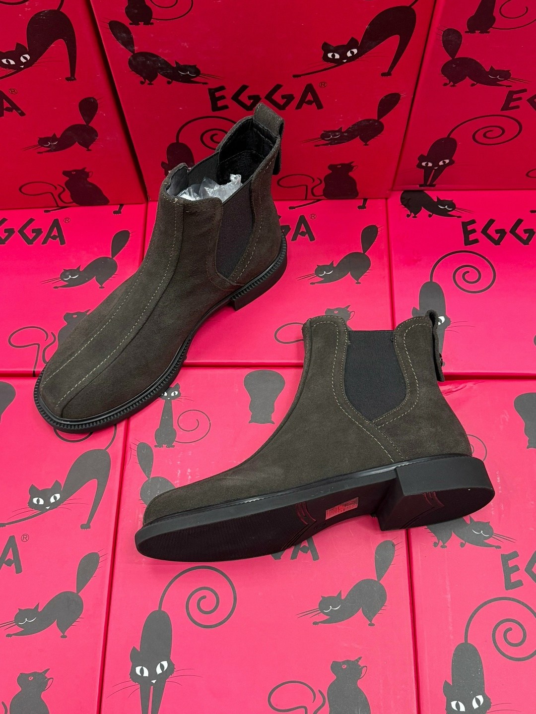 замшевые ботинки челси boss calev коричневый,,ботинки челси,ботинки челси экко мужские,ботинки челси мужские