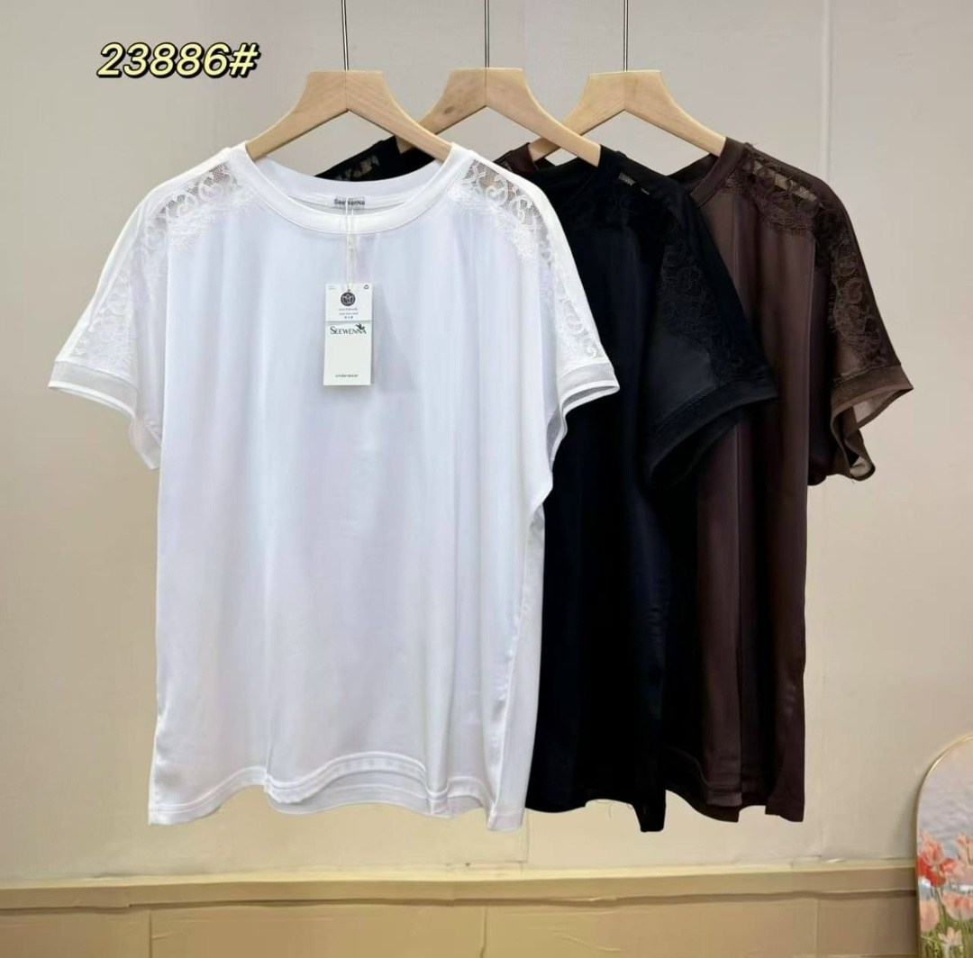 футболка с кружевами,футболки для женщин,футболки женская,летние футболки,футболка