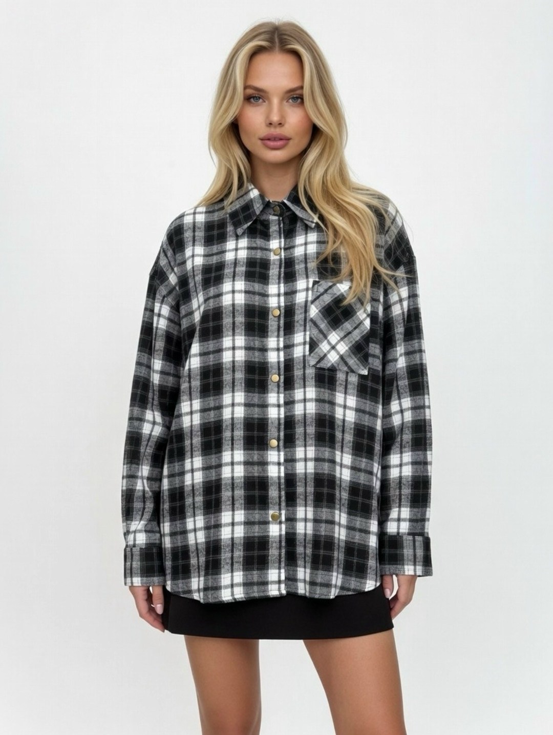 фланелевая рубашка оверсайз в клетку,рубашка женская фланелевая в клетку оверсайз,рубашка женская фланелевая в клетку оверсайз теплая sela,рубашка женская оверсайз в клетку,рубашка в клетку оверсайз