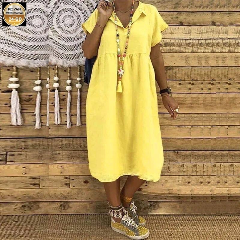 летнее платье из льна,платье в стиле бохо,платье хб летнее для женщин,льняное платье,платье женская